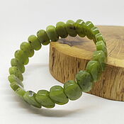 Украшения handmade. Livemaster - original item Sage bracelet in green (green jade). Handmade.