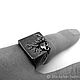 Кольцо из серебра Falkirk WHR39-48. Кольца. Blacksilver. Ярмарка Мастеров.  Фото №5