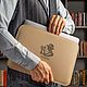 Чехол MacBook  Fujifilm логотип  бежевый, Чехол, Краснодар,  Фото №1