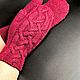 Варежки вязаные женские  теплые из шерсти. Варежки. Комод варежек : вязаные аксессуары.. Ярмарка Мастеров.  Фото №4