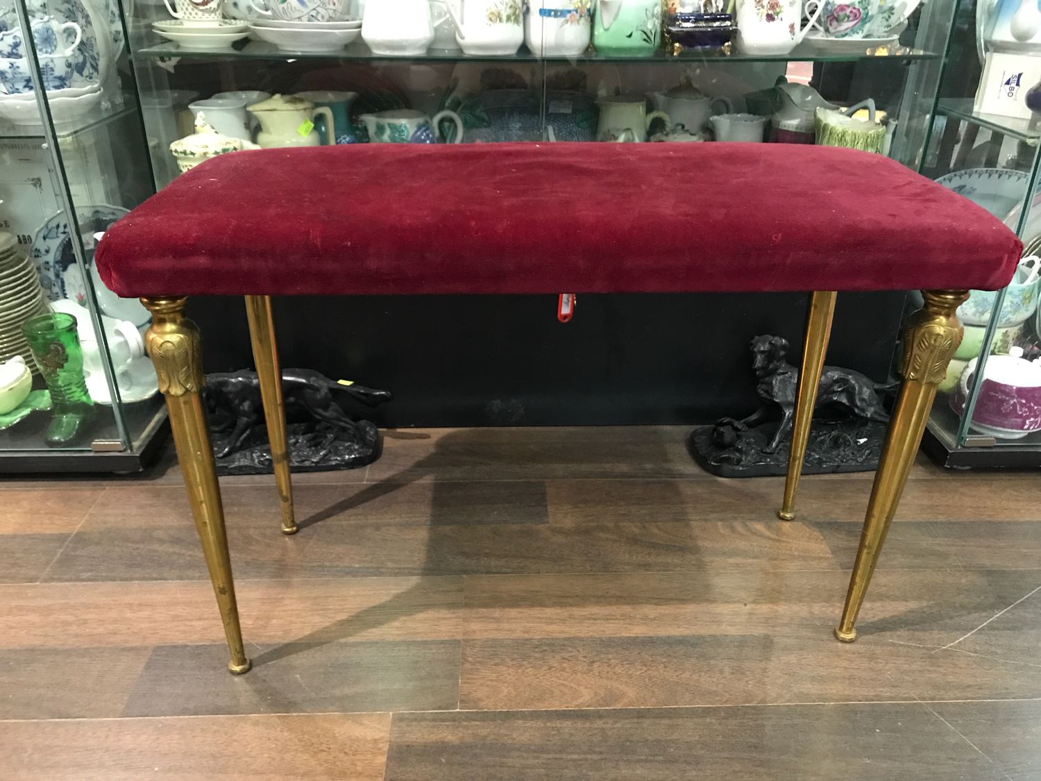 Banquette Bench Brass Velvet Italy Kupit Na Yarmarke