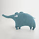 Toy Elephant. Stuffed Toys. sweet-crafts. Online shopping on My Livemaster.  Фото №2