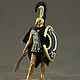 Tin soldier 54 mm. in the painting. Ancient Greece. hoplite, Model, St. Petersburg,  Фото №1