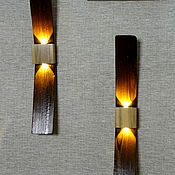 Японская живопись на шелке, картина бамбук на закате