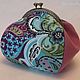  Cosmetic bag with clasp 'Spring patterns', Beauticians, Polyarnye Zori,  Фото №1