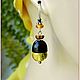 amber. Earrings 'grape juice' amber silver. Earrings. Frollena II. Natural Baltic amber. My Livemaster. Фото №6