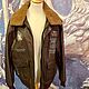 Винтаж: Куртка авиатор / пилот Италия. Куртки винтажные. Екатерина кетикет. Ярмарка Мастеров.  Фото №6