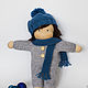 Matveyka - sewn doll overalls 31 cm. Stuffed Toys. bee_littlefamily. Online shopping on My Livemaster.  Фото №2