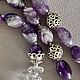  "Горные вершины" из аметиста и кварца. Бусы. Jewelry_Elize Украшения от Елизаветы (UkrasheniyaLise). Ярмарка Мастеров.  Фото №5
