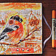Bullfinches - picture on paper, Pictures, Moscow,  Фото №1
