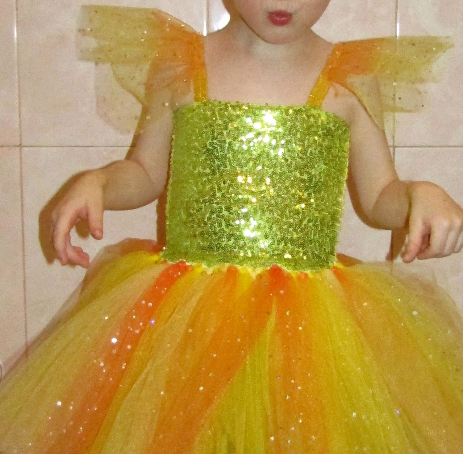 Детский костюм золотой рыбки на Новый год. Пошаговый мастер-класс по изготовлению