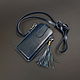 Phone case with tassel on genuine leather strap, Case, St. Petersburg,  Фото №1