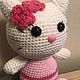Hello Kitty, Амигуруми куклы и игрушки, Ахтубинск,  Фото №1
