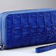 Клатч из кожи крокодила на двух молниях IMA0002C3. Клатчи. CrocShop товары из экзотической кожи. Ярмарка Мастеров.  Фото №4