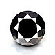 Натуральный крупный чёрный бриллиант 1.94 кт, Кабошоны, Балашиха,  Фото №1