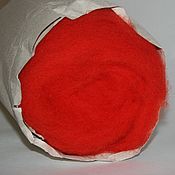 Волокна вискозы 100 гр. Гранат Волокна для декора валяние