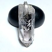 Украшения handmade. Livemaster - original item Quartz Brandberg, Phantom. Natural Master Crystal from Namibia. Silver. Handmade.