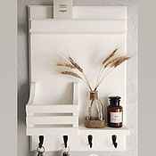 Для дома и интерьера handmade. Livemaster - original item Shelf in the hallway for keys and perfumes. Handmade.