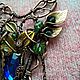 Necklace 'Forest fairy -2' blue. Necklace. AZOZA. My Livemaster. Фото №6