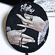  '' Les Mains''. Кулон. EmbroideryART (vasilevamaria). Интернет-магазин Ярмарка Мастеров.  Фото №2