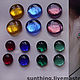 Studs 'Rainbow Drops'. Stud earrings. Sun_thing / Glass jewelry and decor. My Livemaster. Фото №4