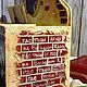 Комплект В  ПАМЯТЬ О ВЫСОЦКОМ. Декупаж.
Карандашница.
Анастасия  (Decor-art)