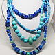 Multi-row Beads Not Turquoise Not Africa 42-64 cm. Beads2. Selberiya shop. My Livemaster. Фото №6
