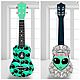 Укулеле "Инопланетяне" гавайская гитара. Укулеле (гавайская гитара). Guitar & Ukulele art Studio. Ярмарка Мастеров.  Фото №4