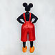 Mickey mouse (sequin). Costume. Carnival costumes. Work-shop Lillu. My Livemaster. Фото №4