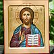 Икона православная рукописная Иисуса Христа Спасителя, Иконы, Володарского,  Фото №1