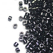 Материалы для творчества handmade. Livemaster - original item Beads Miyuki delica DB 01 Japanese beads Miyuki delica 5 grams black. Handmade.