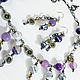 Necklace and earrings with agate, hematite and Swarovski crystals, Jewelry Sets, St. Petersburg,  Фото №1