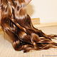 Hair for dolls is natural. ( Intense brown). Doll hair. Hair and everything for dolls. My Livemaster. Фото №5