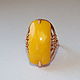 Order Ring Natural amber Gold 583 star size 17,25 vintage USSR. Aleshina. Livemaster. . Vintage ring Фото №3