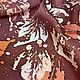 Шёлковый платок батик из серии «Листопад». Платки. Рената Абдуллина (Renata-batik). Ярмарка Мастеров.  Фото №4