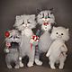 The cat family. Stuffed Toys. Knitted toys Olga Bessogonova. My Livemaster. Фото №5