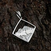 Украшения handmade. Livemaster - original item Elbrus mountain pendant. Handmade.