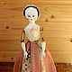 Dorothy. Wooden Queen Anne style doll, Handmade, 12". Dolls. Razdoll'e by Inna. My Livemaster. Фото №5