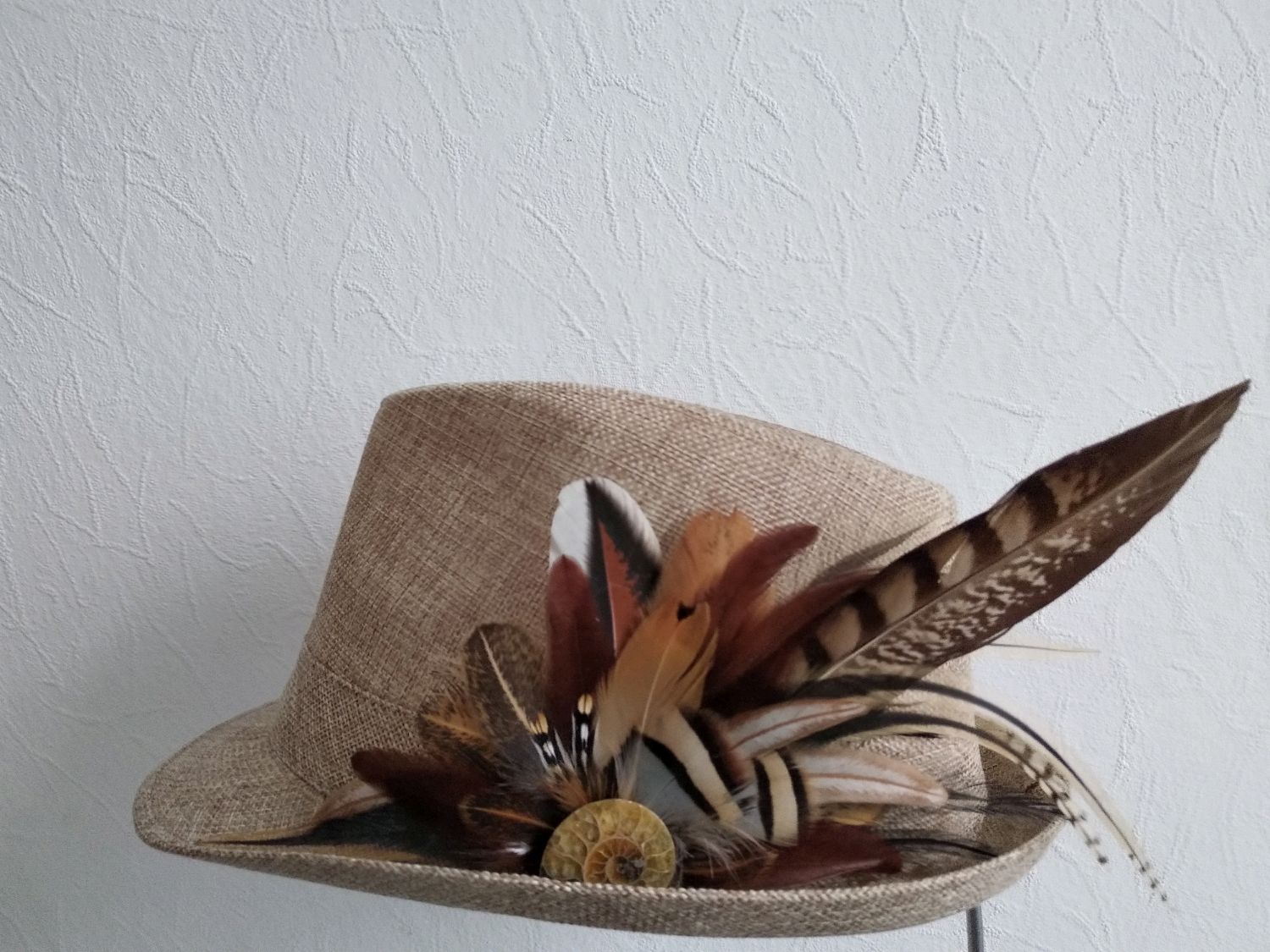 hat with feather