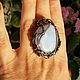 Ring with agate, blue chalcedony. Rings. MarinaJewelryDesigns (svetkamnej) (svetkamnej). My Livemaster. Фото №5
