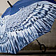 Umbrella with hand-painted 'Owl' with an unusual handle. Umbrellas. UmbrellaFineArt. My Livemaster. Фото №4