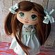 Textile cute doll, handmade author's doll. Ball-jointed doll. Yana Polenok (pol-yana). Online shopping on My Livemaster.  Фото №2