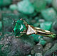 2.47tcw Colombian Emerald & Trillion Cut Diamond Engagement Ring 14k,. Rings. JR Colombian Emeralds (JRemeralds). My Livemaster. Фото №5