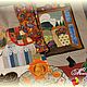 Заказать Панно из лоскутов  "Старая сказка" № 492. Дугова Мария. Лоскутное шитье. Ярмарка Мастеров. . Картины Фото №3