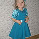 Детское платье "Милашка". . Маленькая модница. Интернет-магазин Ярмарка Мастеров.  Фото №2
