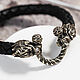 Bracelet 'Roman lions' Nickel silver. Braided bracelet. Belogor.store (belogorstore). My Livemaster. Фото №4