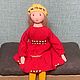 Заказать Эличка, кукла на ладони. Людмила (Eva-Lu Doll). Ярмарка Мастеров. . Будуарная кукла Фото №3