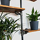 Copy of Copy of Industrial style wall shelves made of wood and pipes. Shelves. dekor-tseh. Online shopping on My Livemaster.  Фото №2
