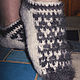 Order Women's knitted slippers First snow. Warm Yarn. Livemaster. . Socks Фото №3