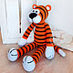 Tiger Edgar. knitted toy, Stuffed Toys, Volgograd,  Фото №1